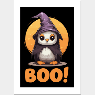 Cute Penguin Halloween Design! Posters and Art